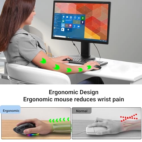 Ergonomic Vertical Mouse - Bluetooth