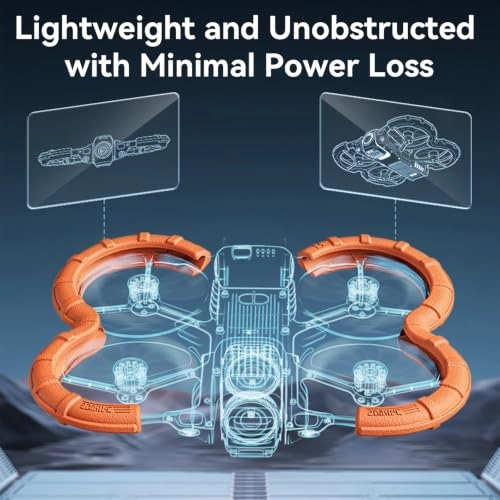 Avata 360 Propeller Guard Protector - Orange EVA