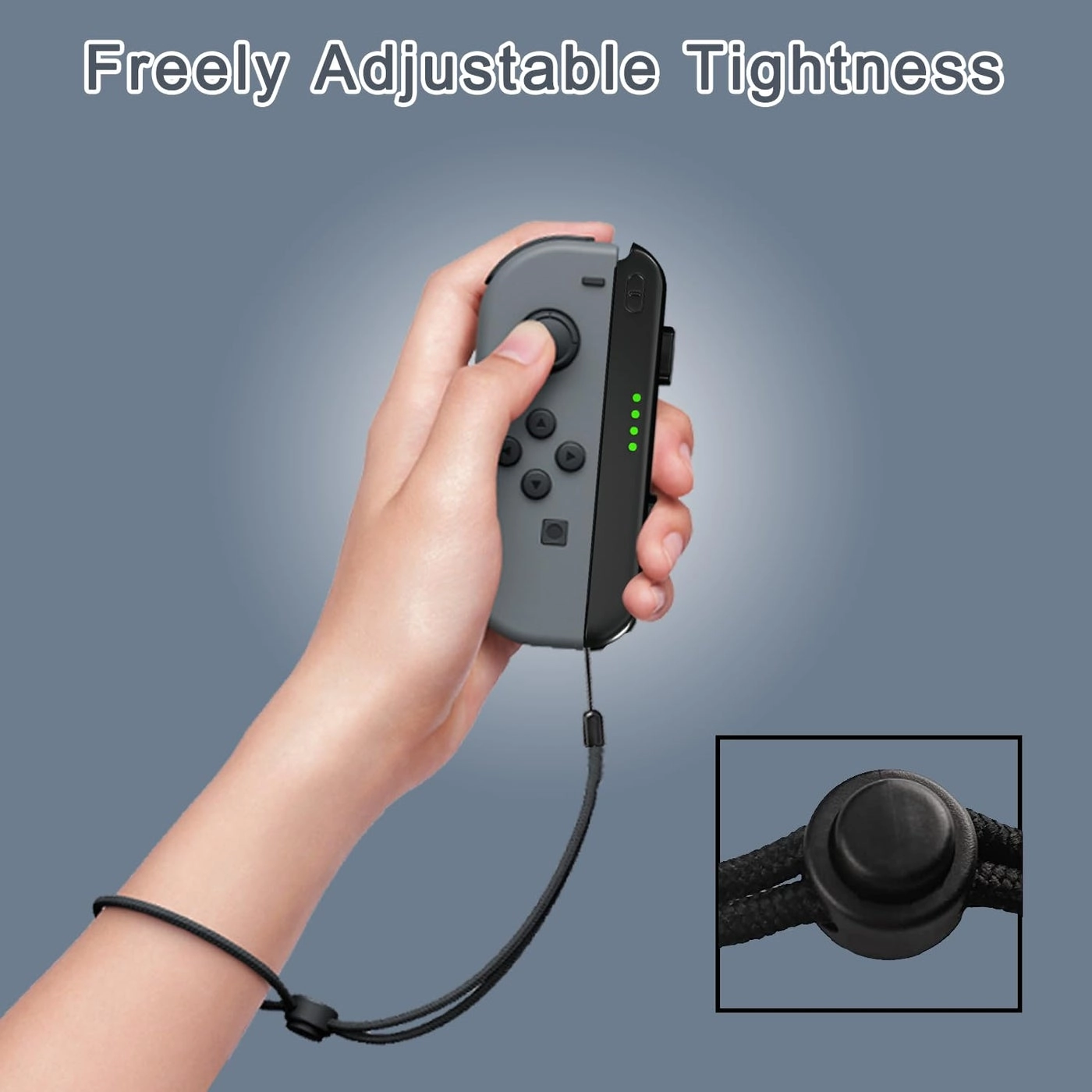 Wrist Strap for Switch Joycon - 2 Pack Black Replacement