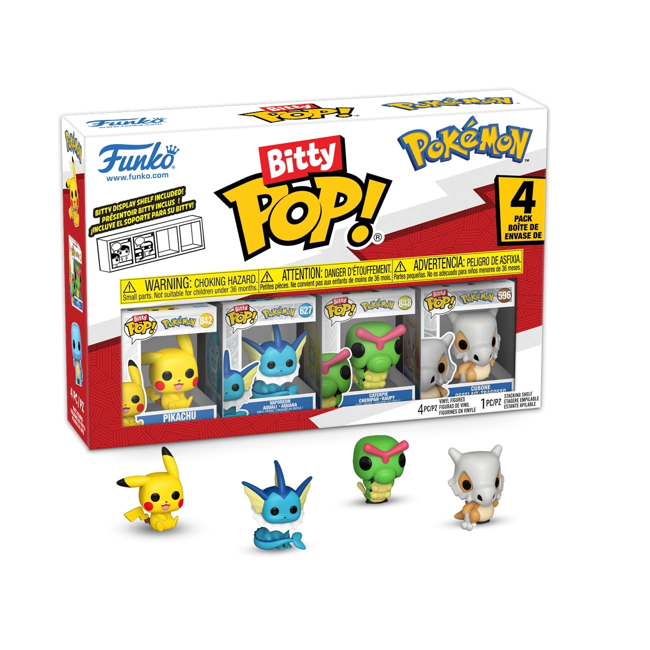 FUNKO TOYS Bitty Pop! Figure Set - Pokemon - 4 pcs (FU81132)