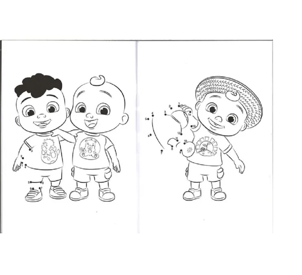 Cocomelon Dot to Dot Book - 3 +