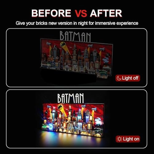 LED Lighting Kit (76271) - LED Upgraded Version Compatible with Lego