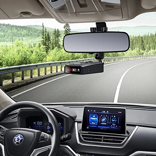 Radar Detector Mount - Rear View Mirror Black