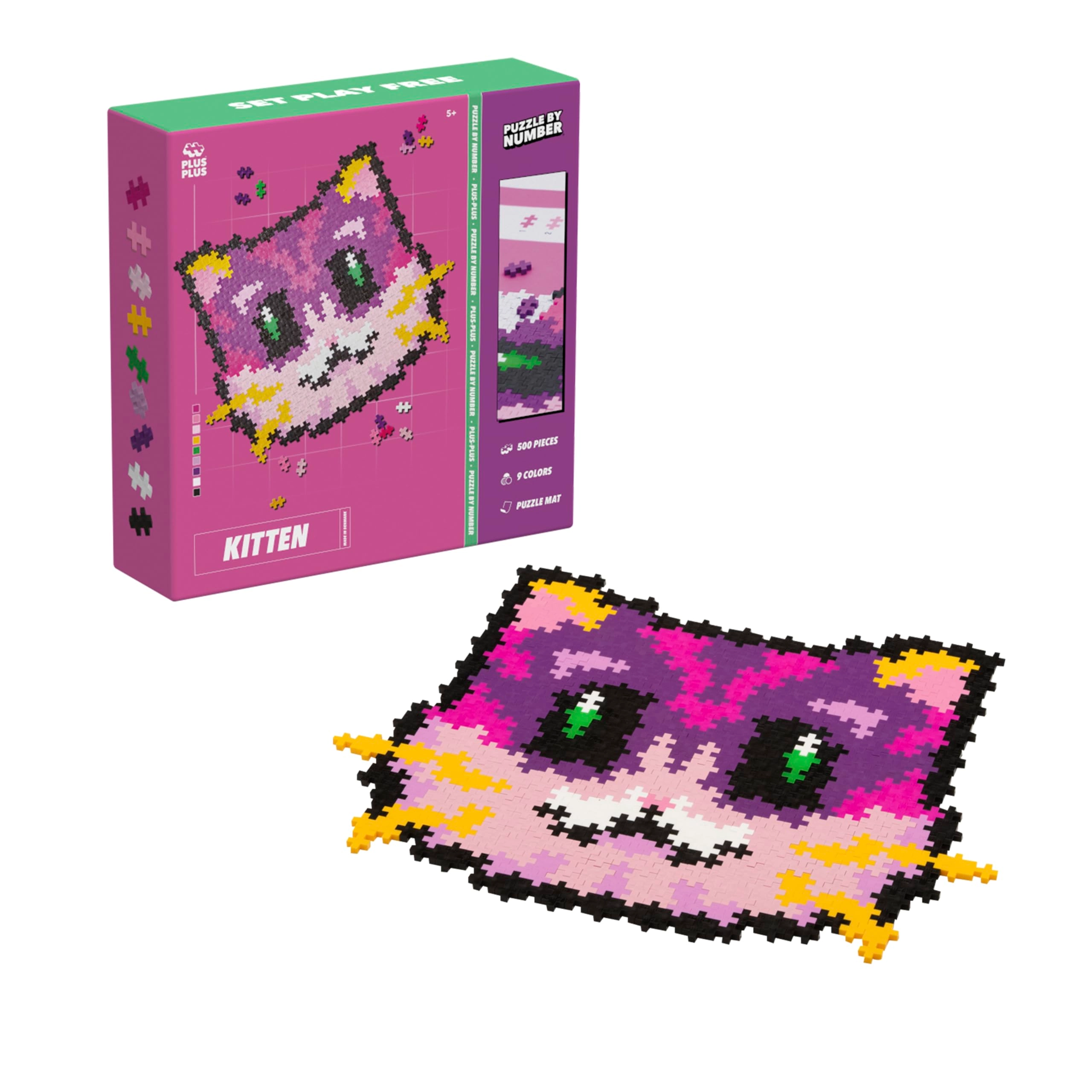 Plus-Plus Ingenious Construction Toy - Puzzle Kittens 500pcs