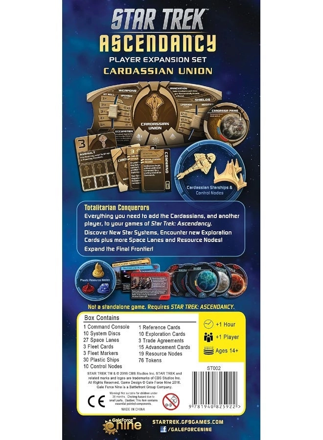 Gale Force Nine Star Trek Ascendancy: Cardassian Union