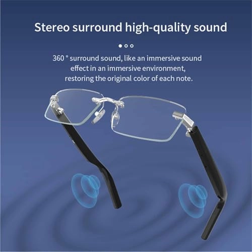 AI Translation Glasses - 134 languages IP65 waterproof Wireless calls