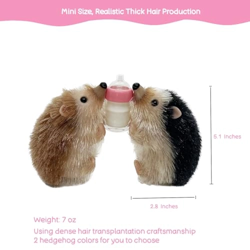 Hedgehog Brown 13 cm Silicone
