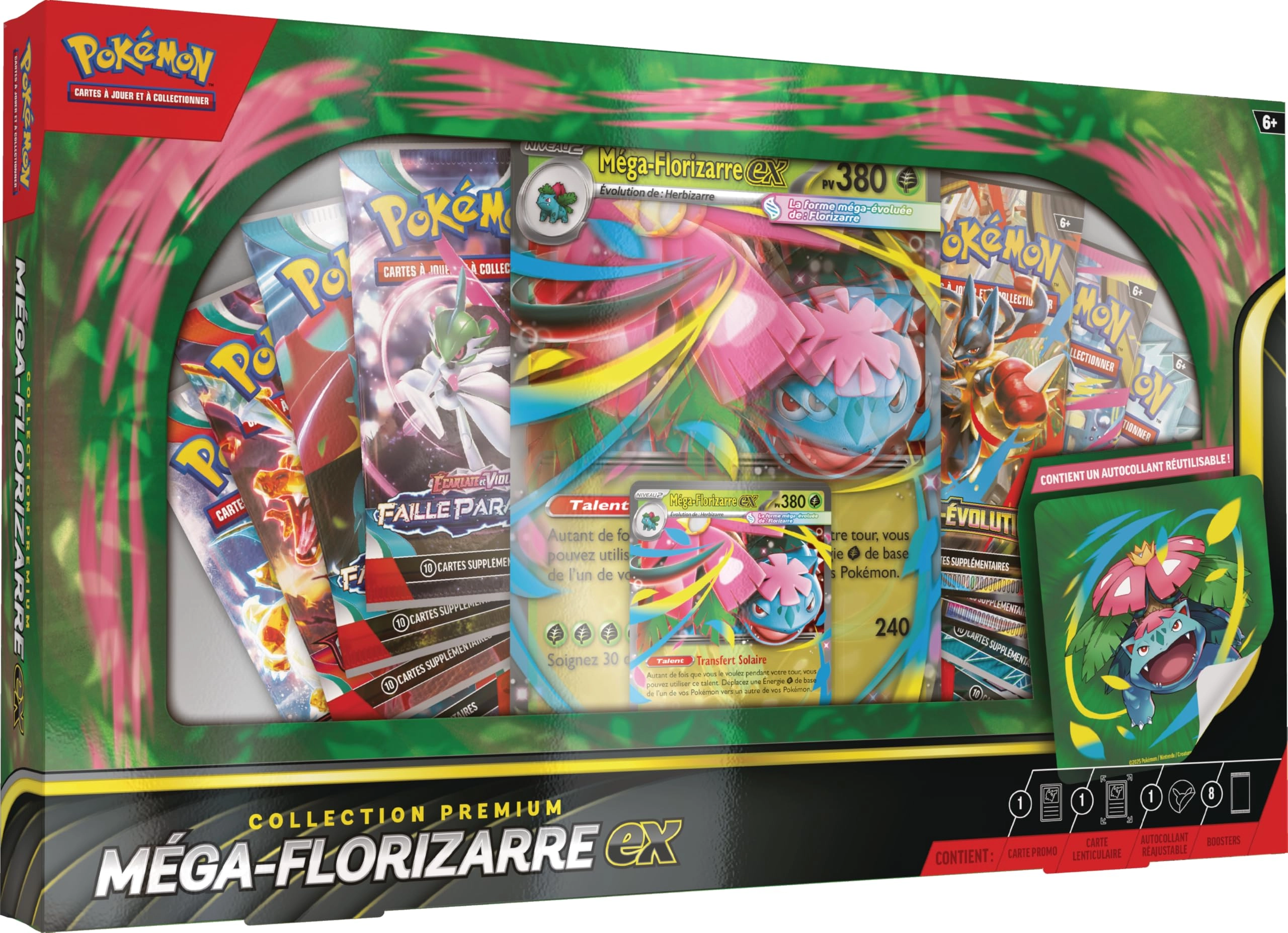 Pokmon Premium Collection Mega-Florizarre-ex - French 10pcs
