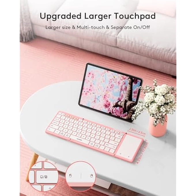 Foldable Bluetooth Keyboard - EN Wireless