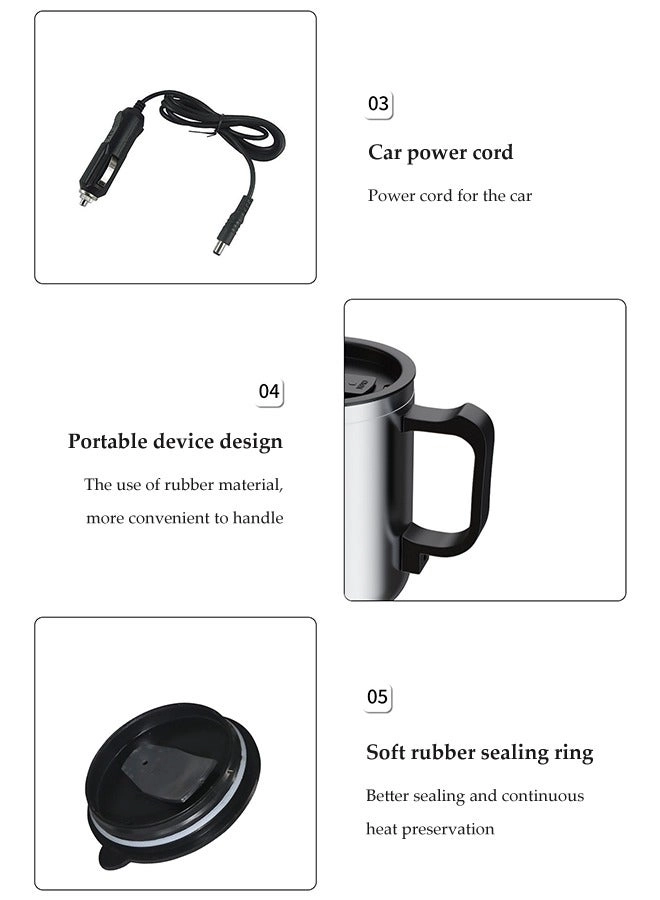 Stainless Steel JC02233CY Travel Coffee Cup - 500ml