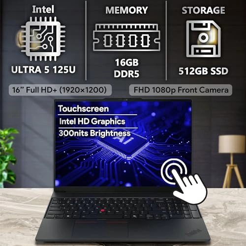 ThinkPad E16 Gen 2 - 16'' Core Ultra 5-125U 16GB 512GB SSD