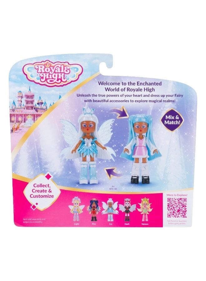 Ice Fairy Doll Figure - 3-Inches Plastic Roblox Ages 5+