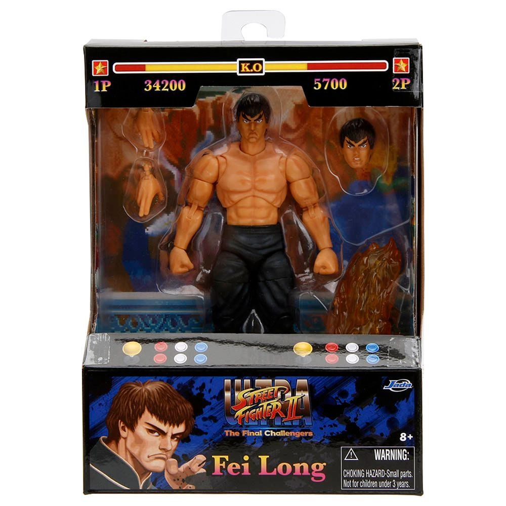 Fei-Long - Street Fighter II (15.24 cm) (sim-253252027)