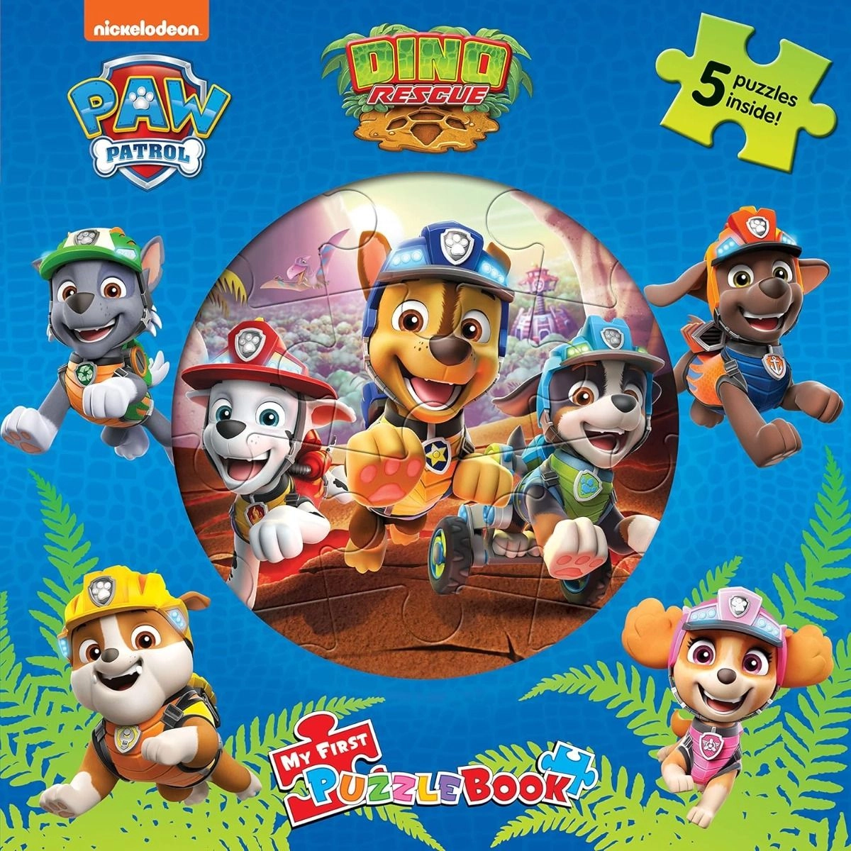 Phidal Paw Patrol Dino Rescue My First Puzzle Book - 3+ 9 pieces