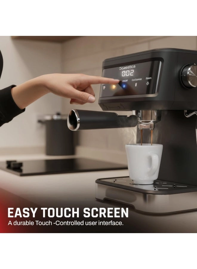 Brewcraft Pro - 20 Bar Smart Touch Milk Frother