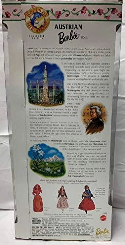 Barbie Dolls of the World Austrian Barbie - Collector Edition Plastic Vinyl