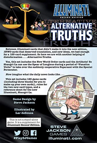 Illuminati Second Edition: Alternative Truths - 125-Card Expansion