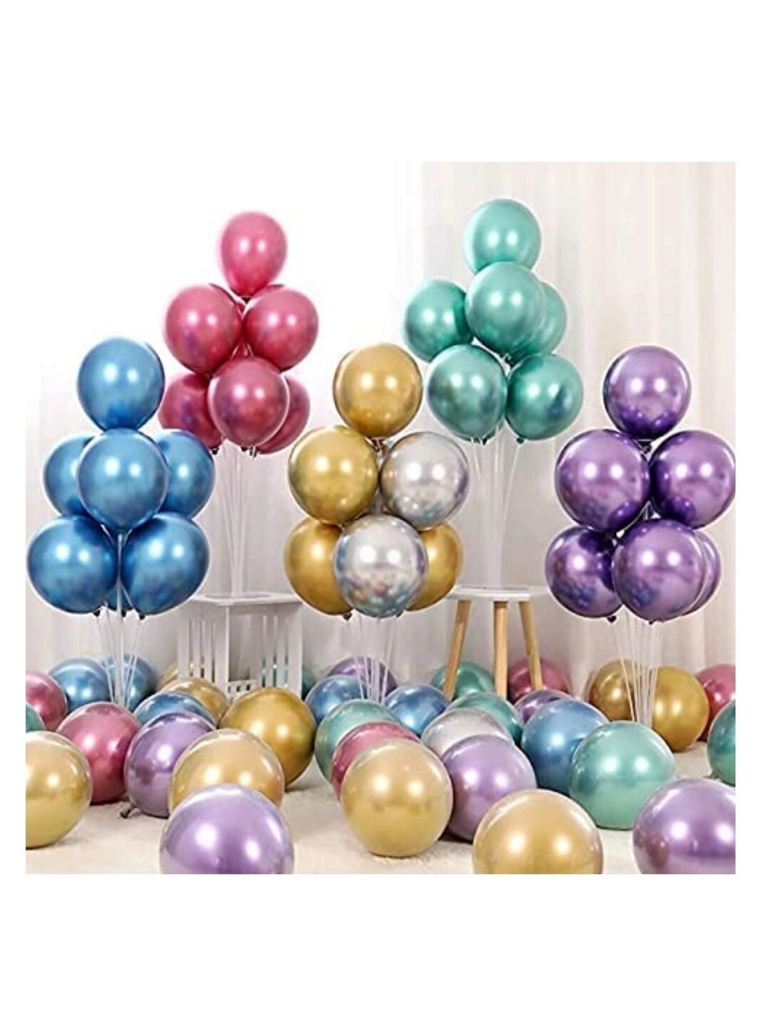 Chrome Balloons - 50 Pcs