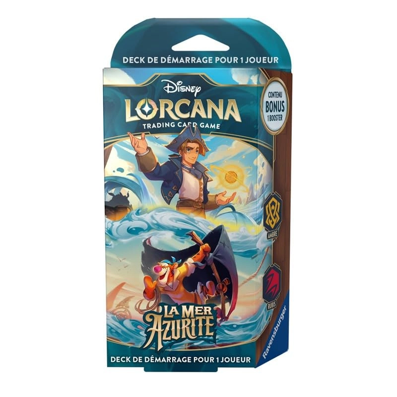 Disney Lorcana Azure Sea - Amber and Ruby Single Player Deck - German 60pcs