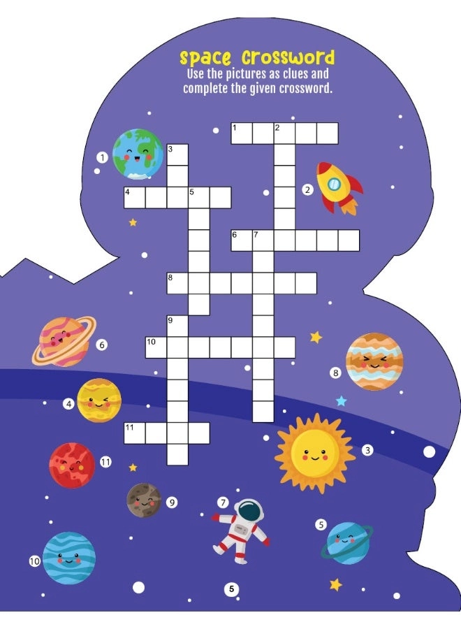 Step into the Space World - Activity and Colouring Fun