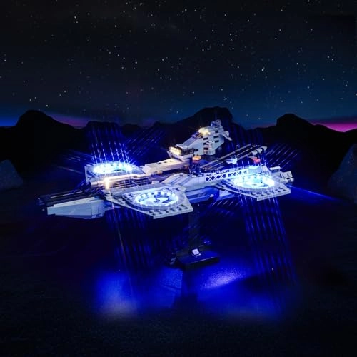 Brickshining LED Lighting Compatible with Lego The Avengers Helicarrier 76295 Light Kit - The Avengers