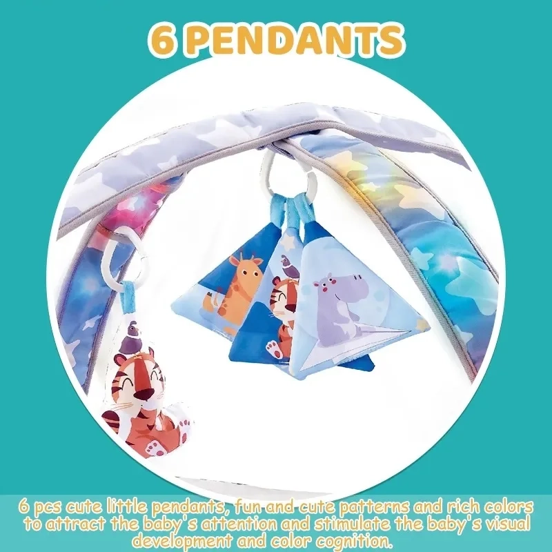 Baby Musical Play Gym Mat - forest-themed Suitable for 0 to 2 years