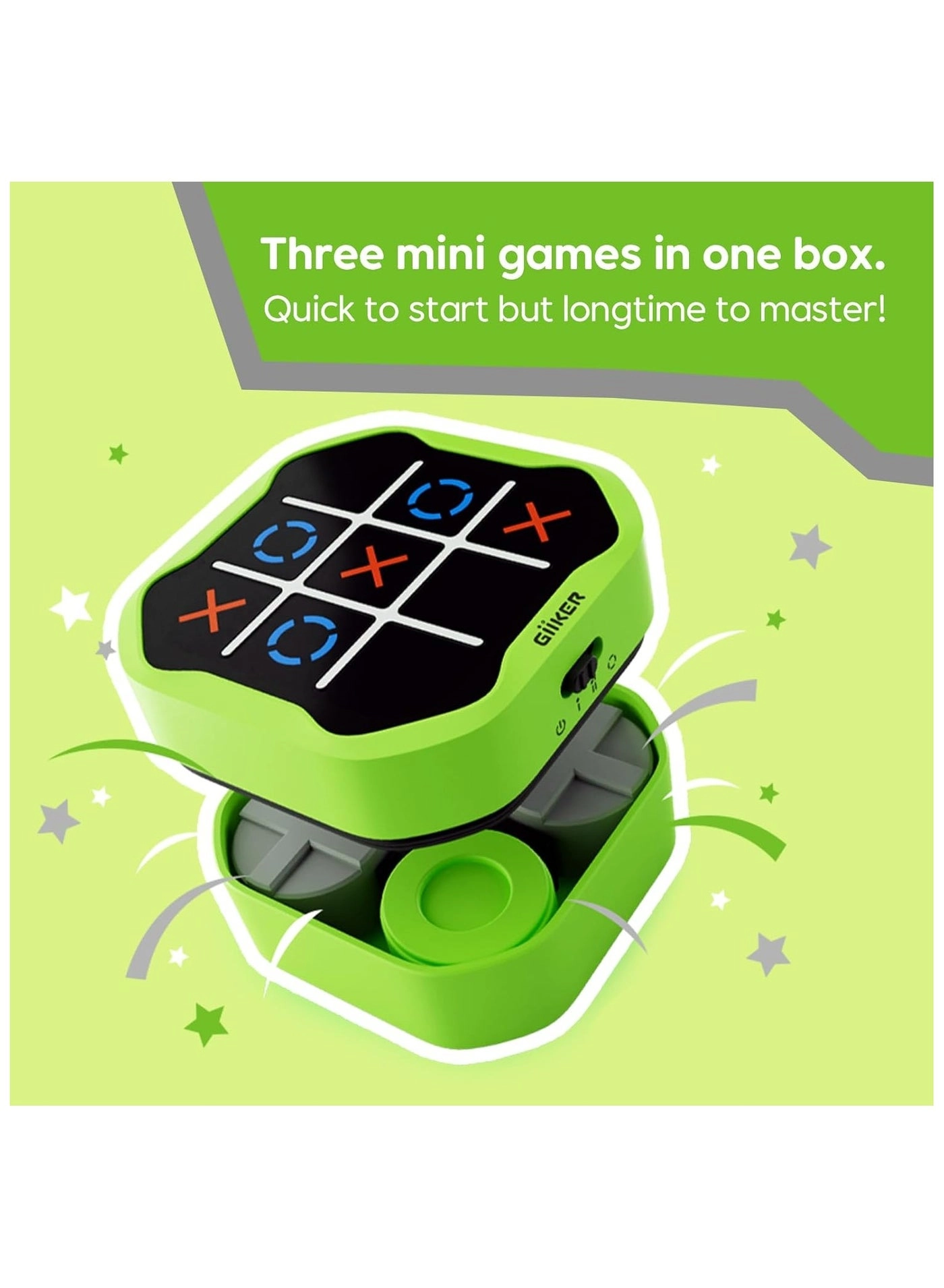 Tic-Tac-Toe Bolt - Green