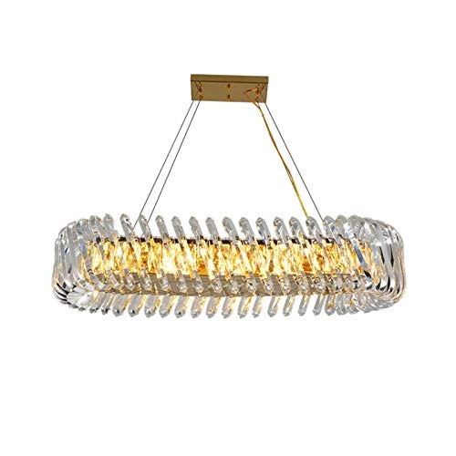Round Crystal Chandelier - 80*22cm Gold and crystal