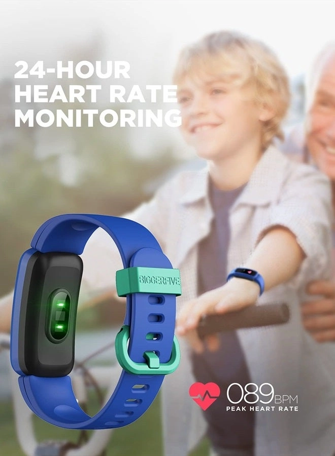 Vigor - Kids Fitness Tracker IP68 Waterproof Heart Rate Sleep Monitor