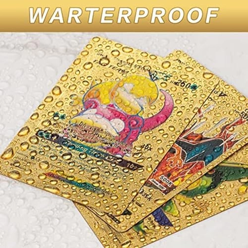 Pokémon Gold Foil Cards Pack - English 55pcs