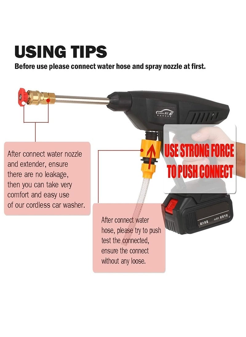 Cordless Portable Washer - 48V 200W 30Bar