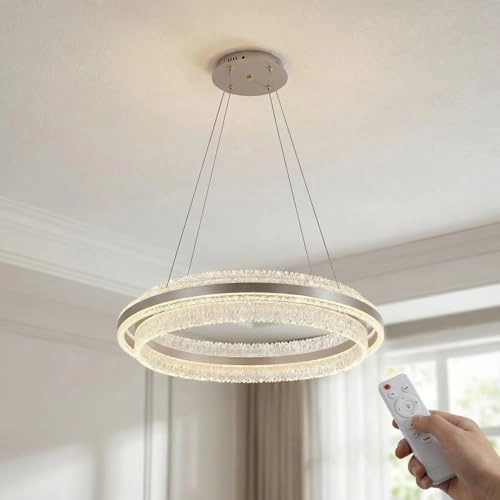 Single Ring LED Chandelier - 3000K-6000K Dimmable