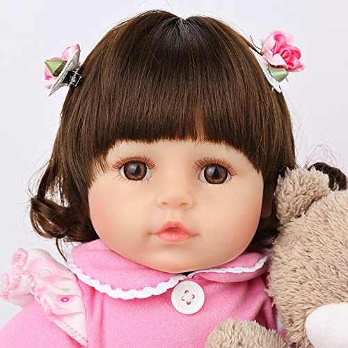 Reborn Baby Doll - 18 Inch 45cm Soft Vinyl Girl