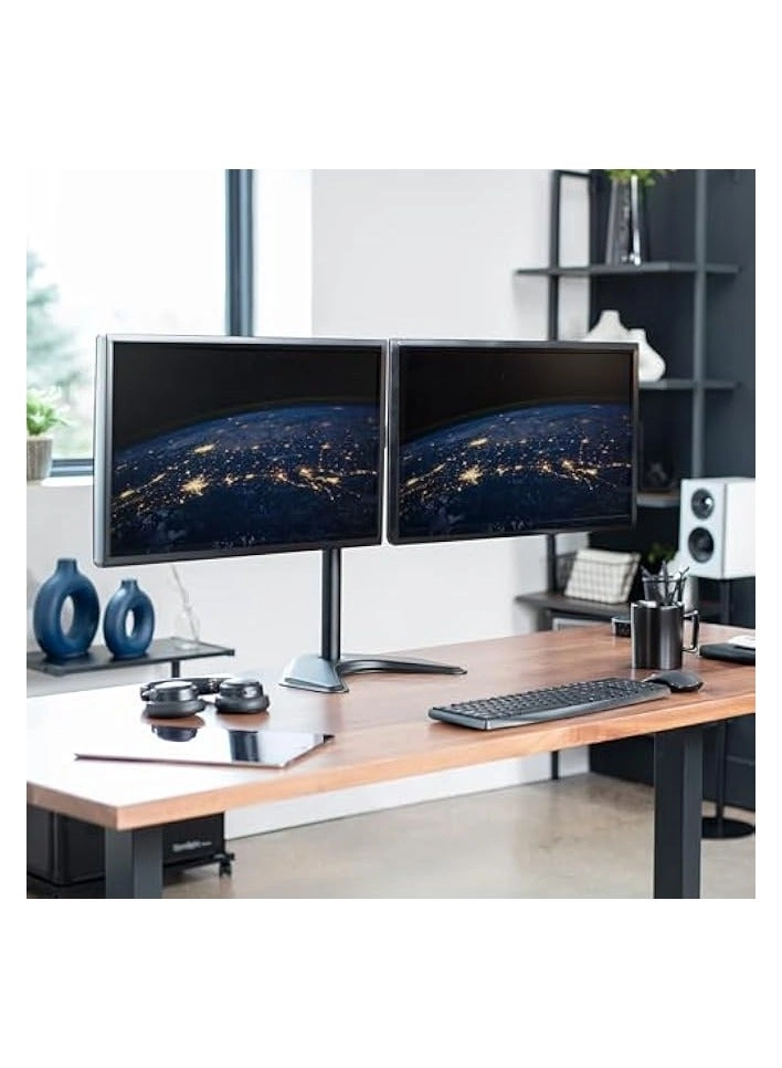 Dual Monitor Stand - 32 inch 75mm x 75mm 100mm x 100mm