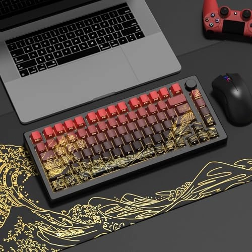 Womier PBT keycaps - 75 Percent Mechanical keyboard