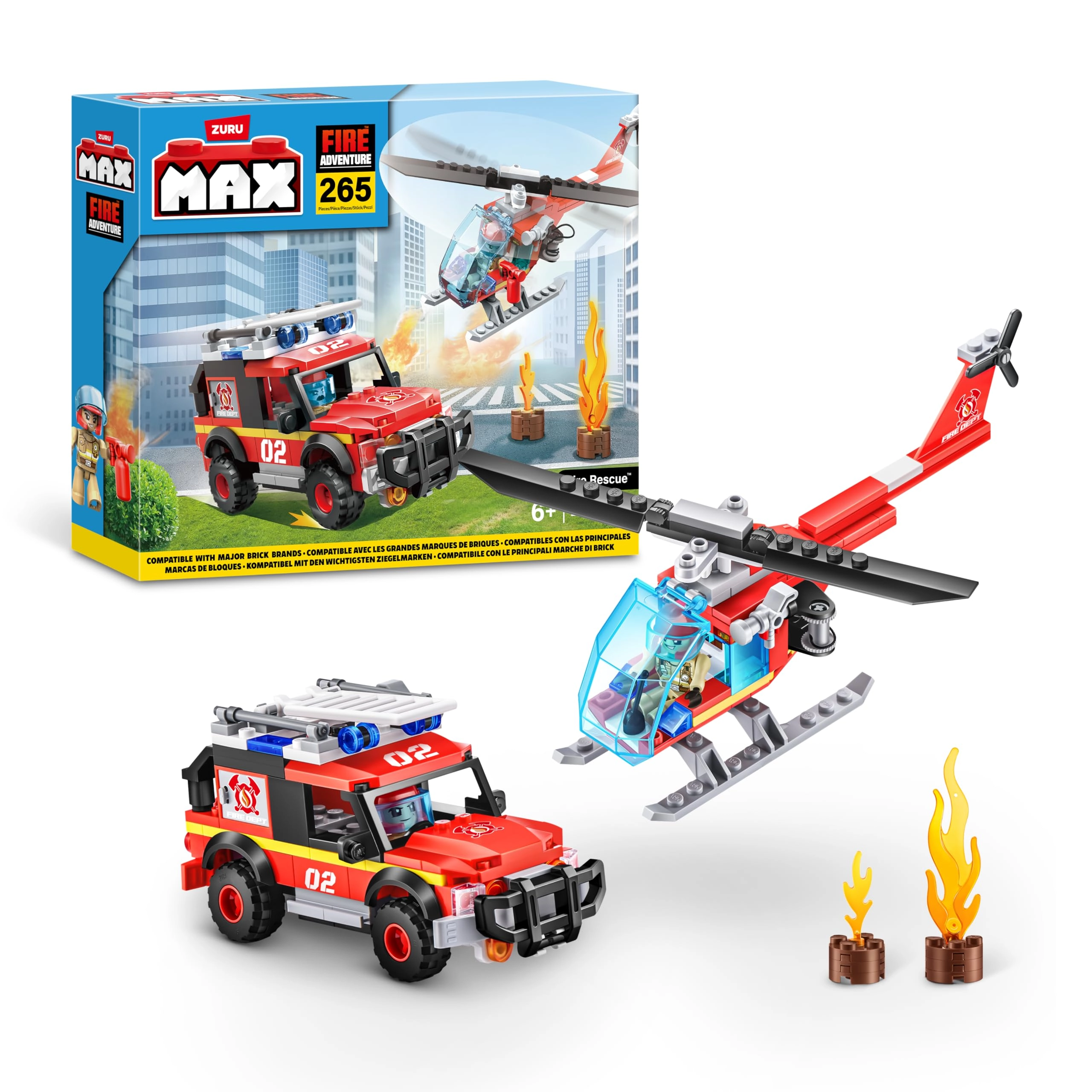 ZURU MAX Adventure - Fire Rescue 265 pcs