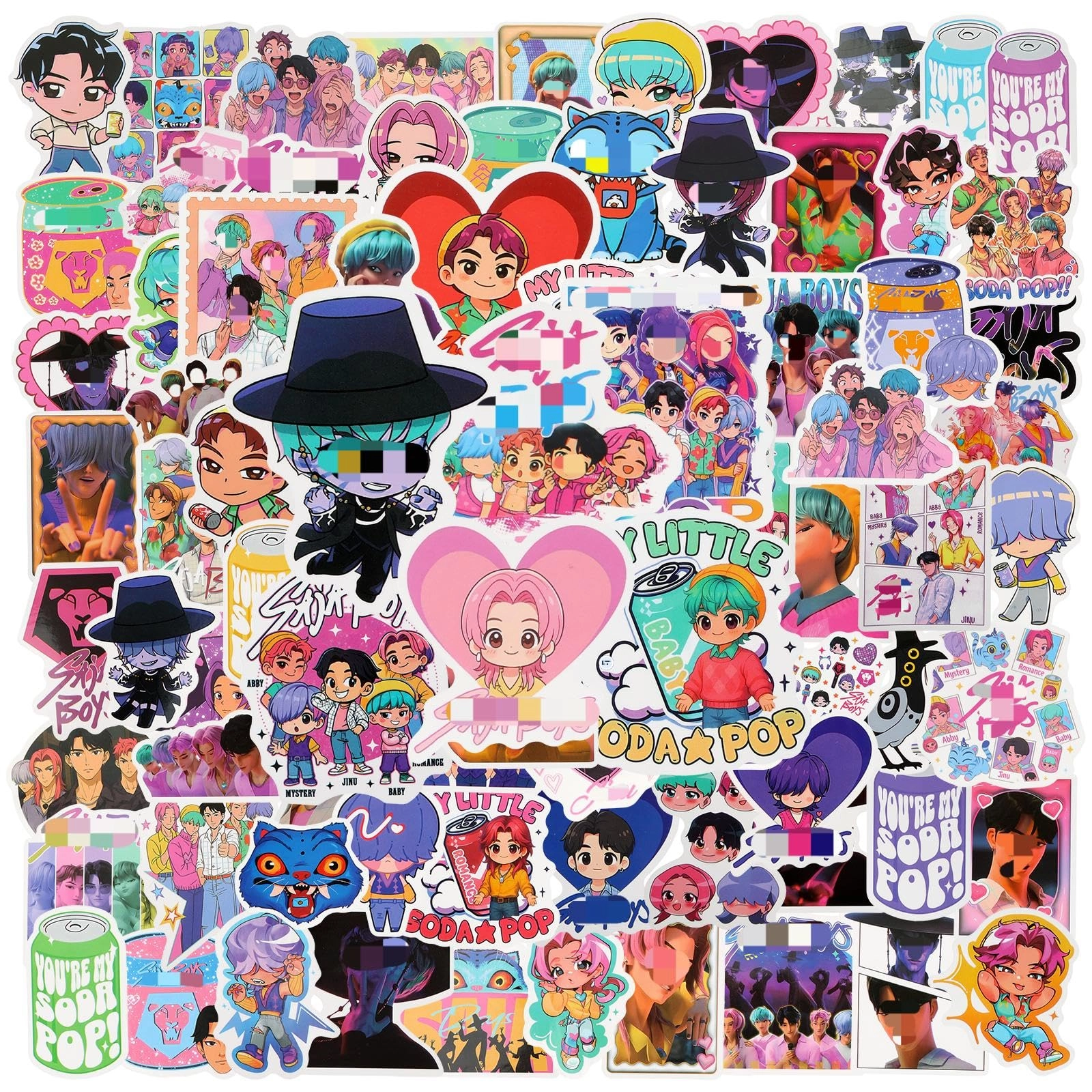 Ainvliya Demon Stickers - 110PCS