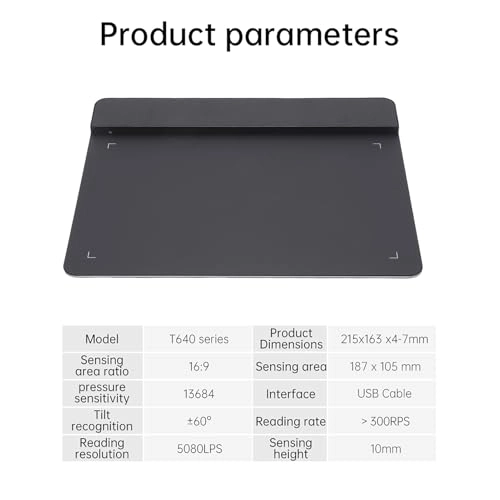 T640 - 187x105mm 16384 Pressure Levels