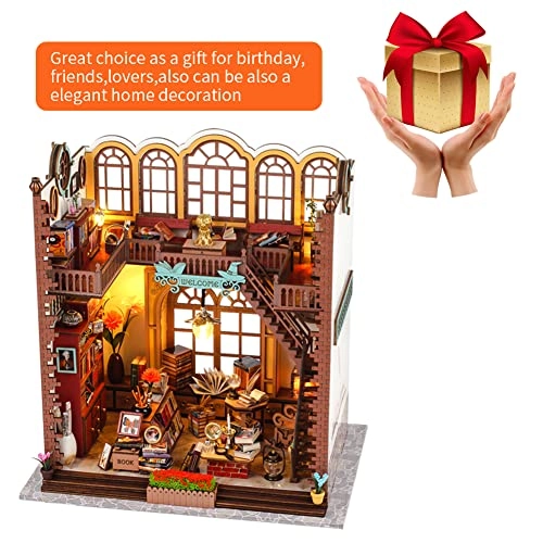 Miniature Wooden Dollhouse Furniture Kit - Creative Room 1:24