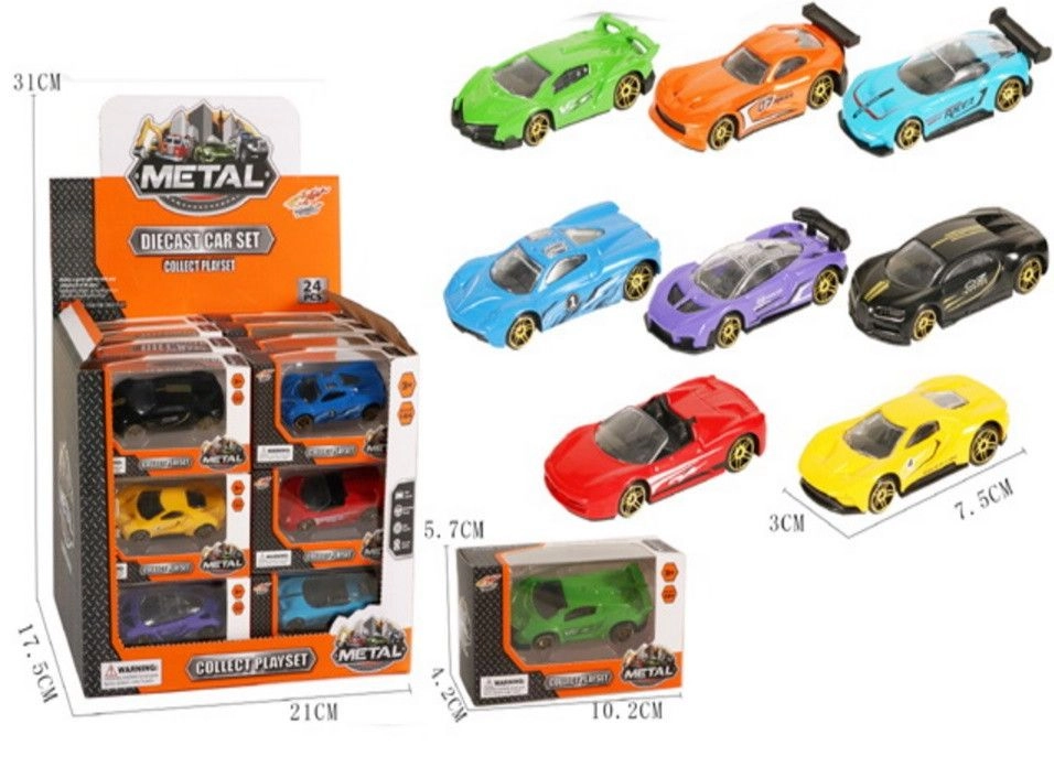 Jawda Alloy car - 24pcs