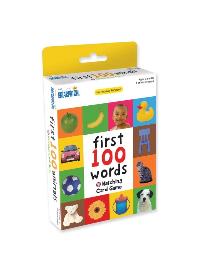 Briarpatch First 100 Words Matching Card Game - Educational Multicolor