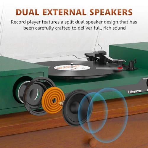 Vinyl Record Player - belt-driven