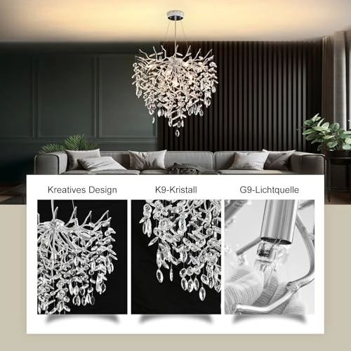 Crystal Chandelier - 60 CM G9