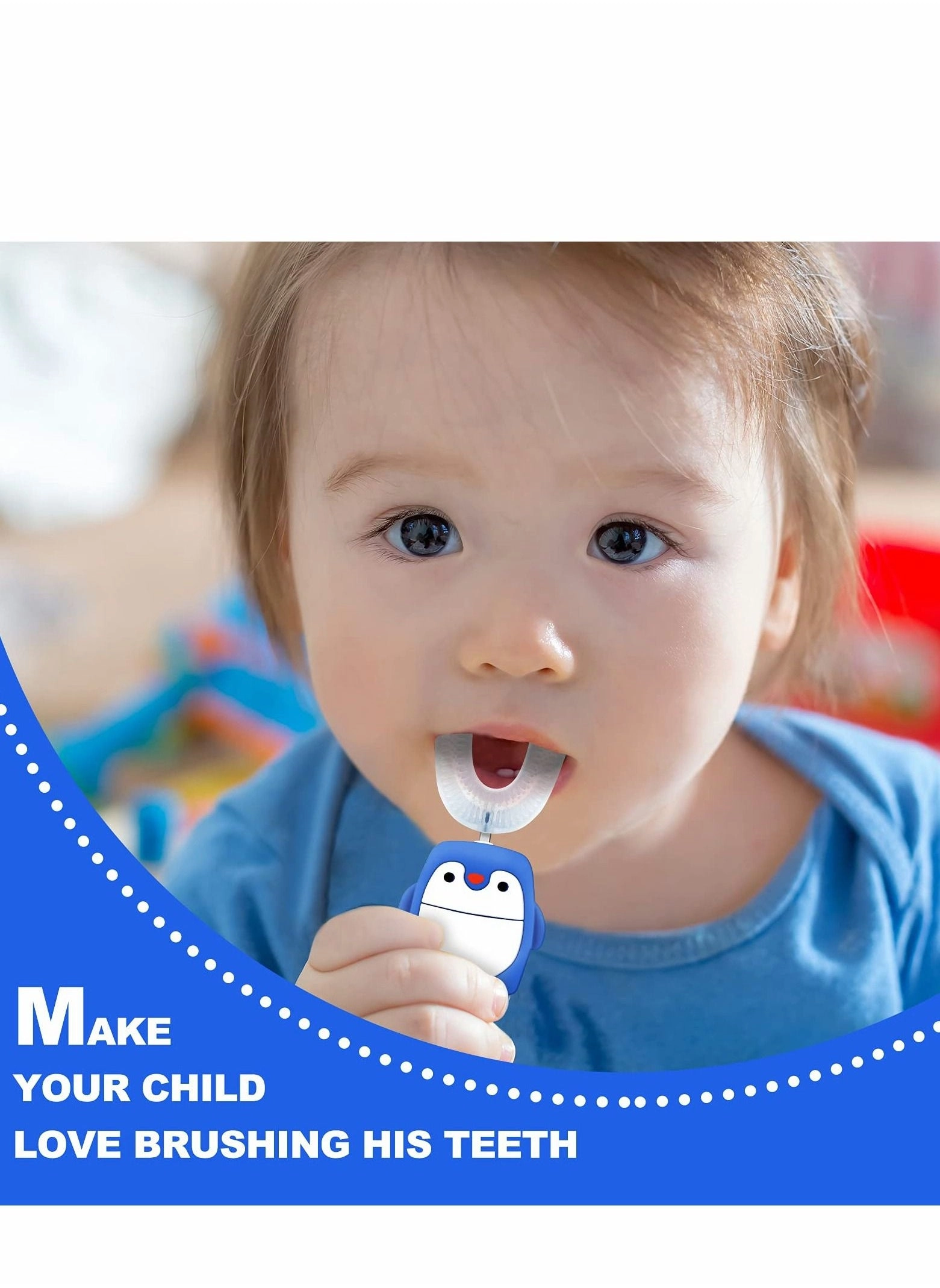 U Shaped Electric Toothbrush - Automatic 5 Modes IPX7