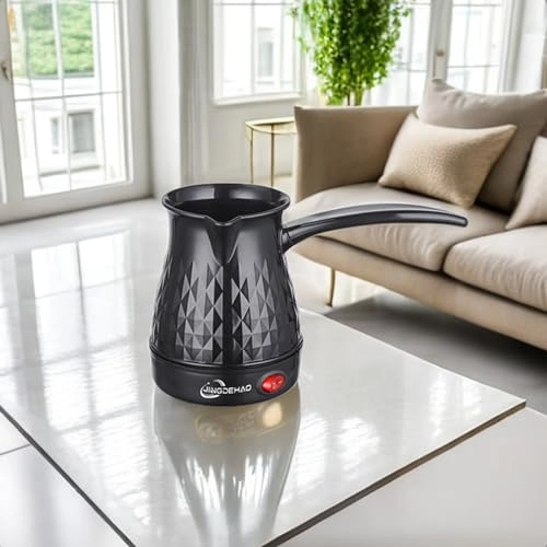 Fast Heating Electric Coffee Maker - Portable Removable Handle