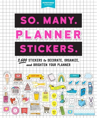 Workman Publishing Planner Sticker Book 2600 pcs