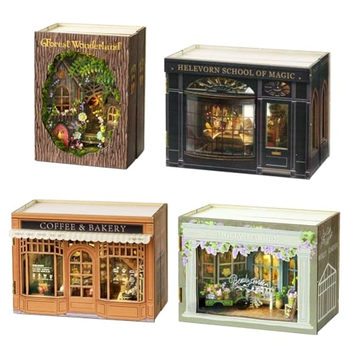 DIY House Craft Kit - Without Dust Cover Paper Wood