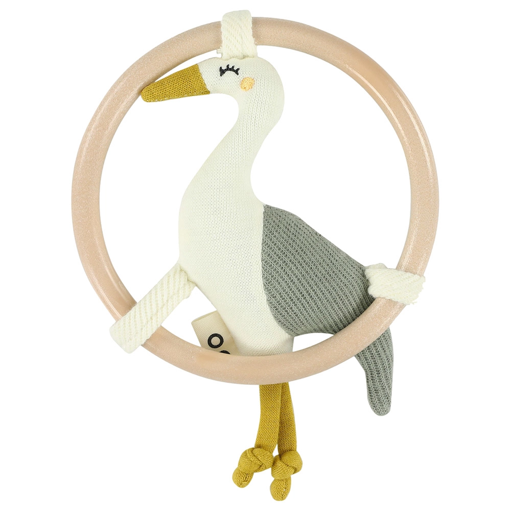 TRIXIE Heron - Suitable for 0 month and above 100% organic cotton - filling: 100% recycled PES - wood