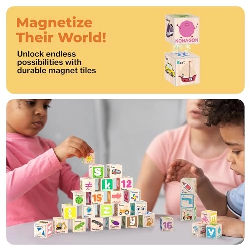 Magnetic Cubes - Animals 36pcs