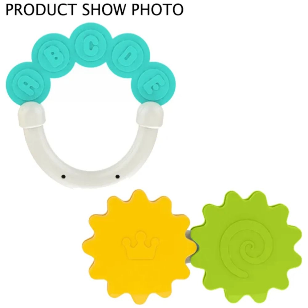 Baby Rattles And Teether Toy Set - Suitable for 0 month & above BPA-free, non-toxic, and baby-safe materials 8Pcs